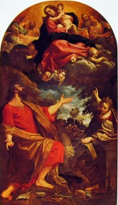 Scopri di più sull'articolo Madonna con Bambino e Santi (Louvre) di Annibale Carracci